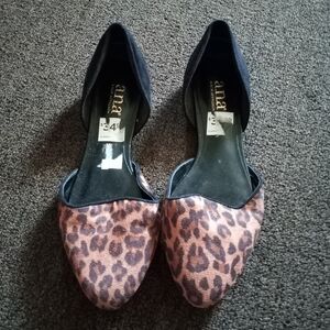 A.N.A Women's Leopard Print Flats Sz 7.5